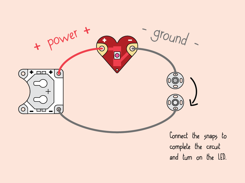 light up wrist band circuit